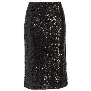 Halogen Sequin Pencil Skirt